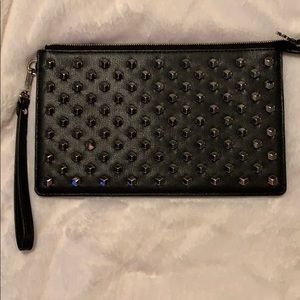 Michael Kors black wristlet